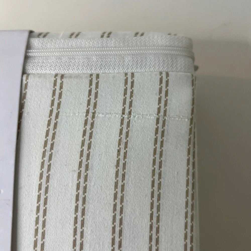 Charter Club Damask Collection Twin Sheet Set Cotton Stripe Ticking‎ NIP